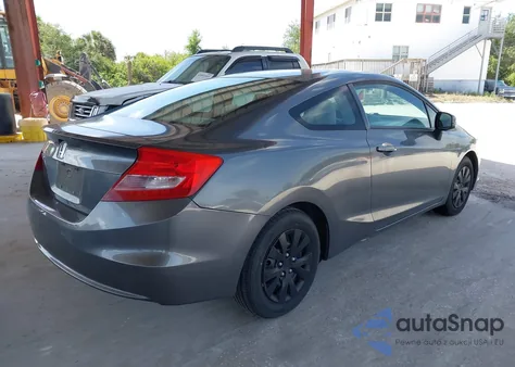 2012 Honda Civic Lx z USA, uszkodzony, nr VIN 2HGFG3B52CH500405